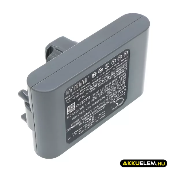 Utángyártott Dyson porszívó Li-ion akkumulátor 22.2V 2500mAh 17083-2811, 18172-01-04 - CameronSino