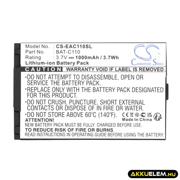 Utángyártott Emporia mobil Li-ion akkumulátor 3.7V 1000mAh BAT-C110 - CameronSino