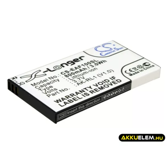 Utángyártott Emporia mobil Li-ion akkumulátor 3.7V 800mAh AK-RL1, AK-RL1 (V1.0) - CameronSino