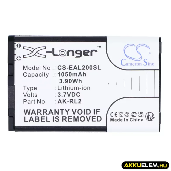 Utángyártott Emporia mobil Li-ion akkumulátor 3.7V 1050mAh AK-RL2, AK-RL2(V1.0) - CameronSino