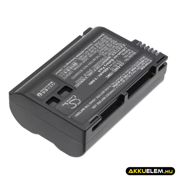 Utángyártott NiKon Kamera Li-ion akkumulátor 7V 1400mAh EN-EL15, EN-EL15A - CameronSino