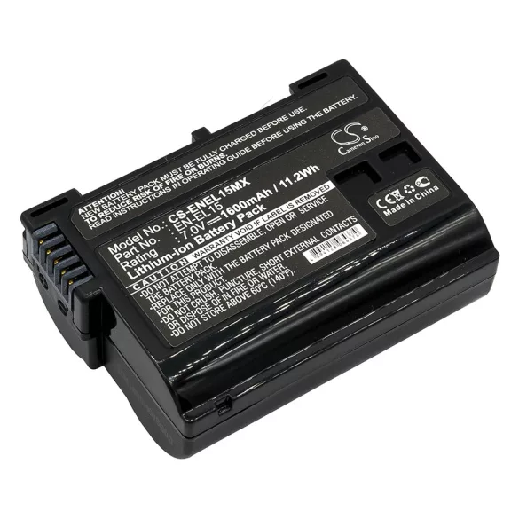 Utángyártott NiKon Kamera Li-ion akkumulátor 7V 1600mAh EN-EL15, EN-EL15A - CameronSino
