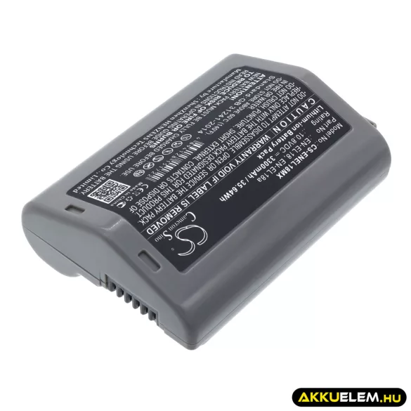Utángyártott NiKon Kamera Li-ion akkumulátor 10.8V 3300mAh EN-EL18, EN-EL18a - CameronSino