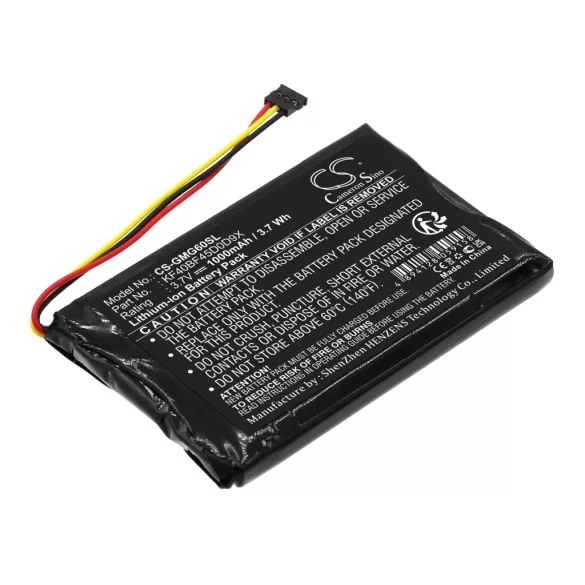 Utángyártott Garmin GPS Li-ion akkumulátor 3.7V 1000mAh KF40BF45D0D9X - CameronSino