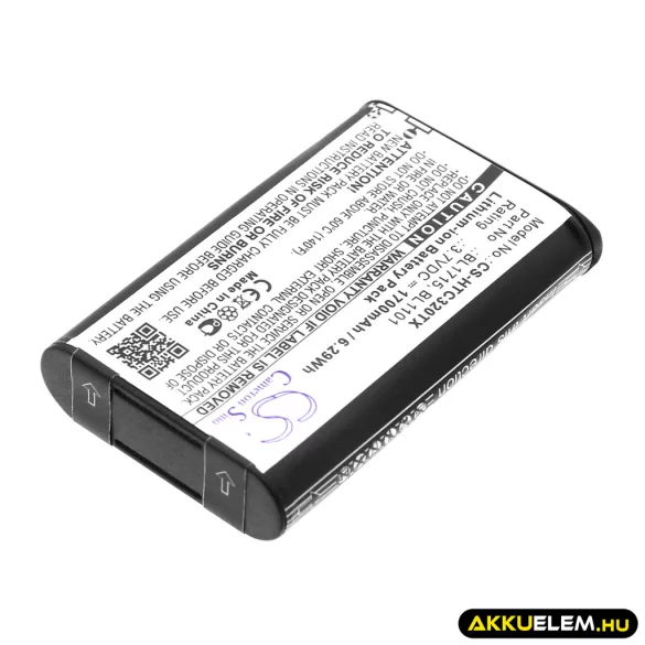 Utángyártott HYT adó-vevő rádió Li-ion akkumulátor 3.7V 1700mAh BL1715, BL1101 - CameronSino