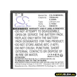 Utángyártott Cricket mobil Li-ion akkumulátor 3.7V 1500mAh - CameronSino