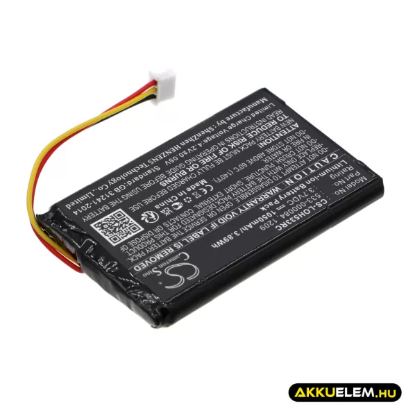 Utángyártott Logitech Távirányító Li-ion akkumulátor 3.7V 1050mAh 533-000084, 1209 - CameronSino