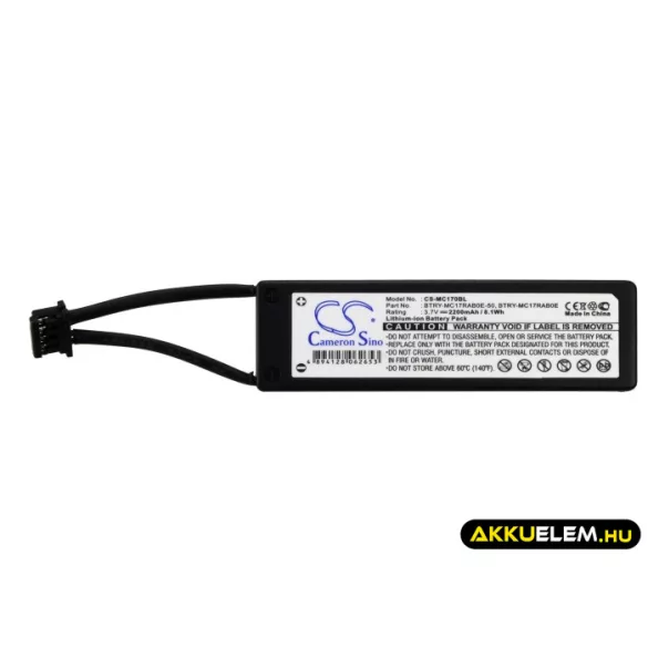 Utángyártott Symbol Vonalkód szkenner Li-ion akkumulátor 3.7V 2200mAh BTRY-MC17RAB0E-50, BTRY-MC17RAB0E - CameronSino