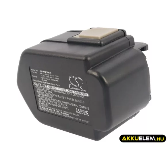 Utángyártott Milwaukee szerszámgép Ni-MH akkumulátor 12V 3300mAh 48-11-1900, 48-11-1950 - CameronSino