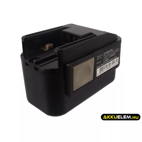 Utángyártott Milwaukee szerszámgép Ni-MH akkumulátor 9.6V 3300mAh 4932353638, 4932366429 - CameronSino