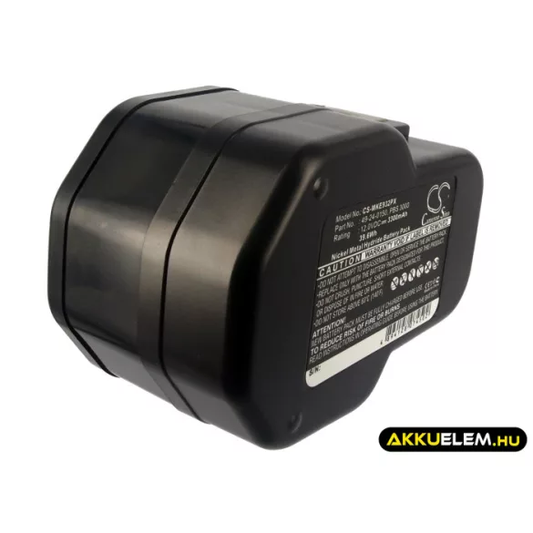 Utángyártott Milwaukee szerszámgép Ni-MH akkumulátor 12V 3300mAh 4932367904, 4932376508 - CameronSino