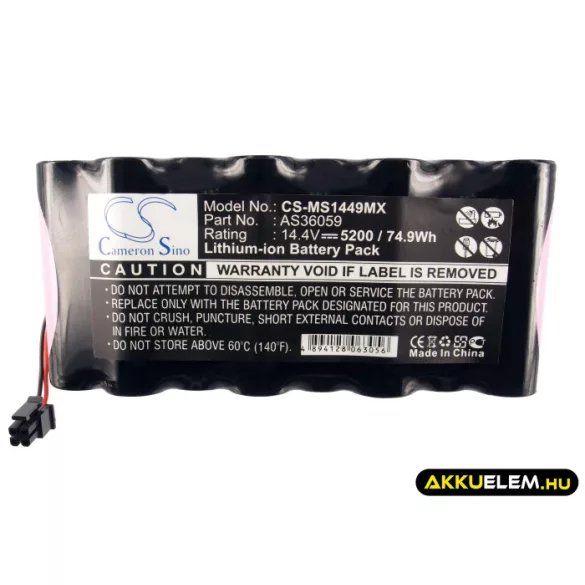 Utángyártott Drager Orvosi Li-ion akkumulátor 14.4V 5200mAh - CameronSino