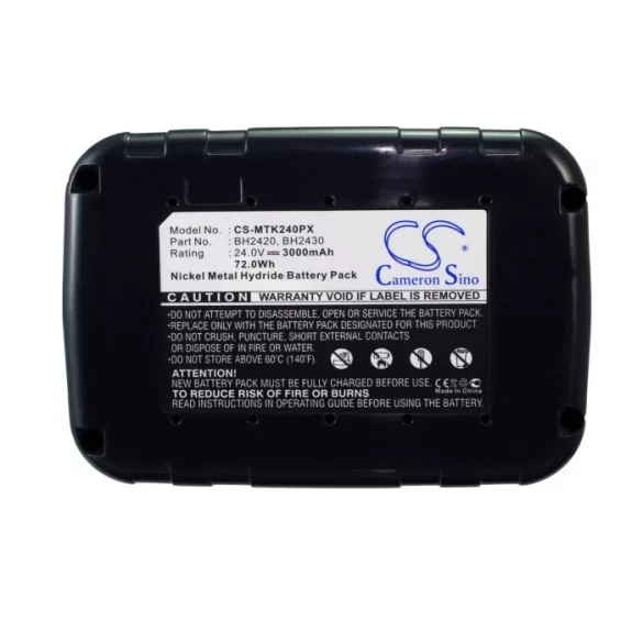 Utángyártott Makita szerszámgép Ni-MH akkumulátor 24V 3000mAh 193127-4, 193128-2 - CameronSino