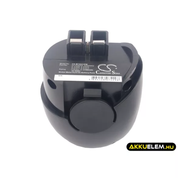 Utángyártott Metabo szerszámgép Ni-MH akkumulátor 4.8V 2100mAh 631858000, 60005952 - CameronSino