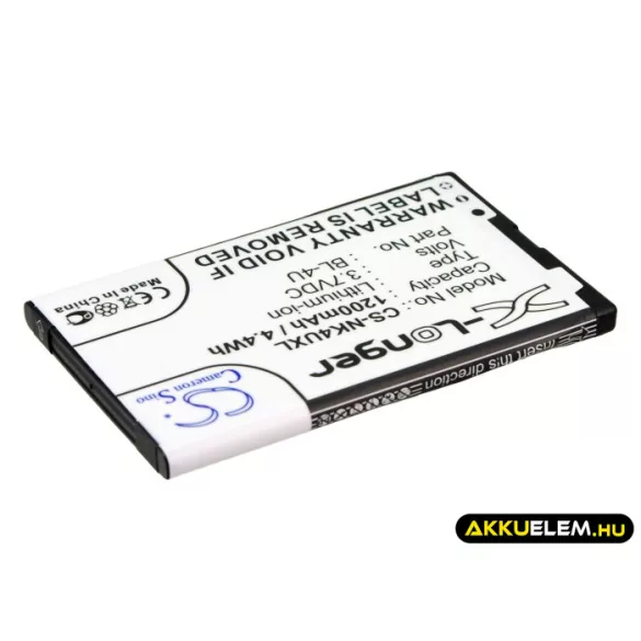 Utángyártott BLU mobil Li-ion akkumulátor 3.7V 1200mAh N4U85T - CameronSino