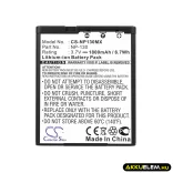 Utángyártott Casio Kamera Li-ion akkumulátor 3.7V 1800mAh NP-130, NP-130A - CameronSino