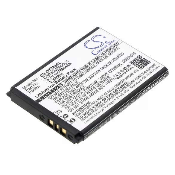 Utángyártott MTC mobil Li-ion akkumulátor 3.7V 700mAh - CameronSino