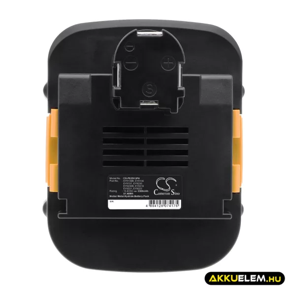 Utángyártott Panasonic szerszámgép Ni-MH akkumulátor 15.6V 3300mAh EY9136B, EY9136 - CameronSino