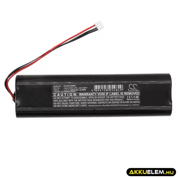 Utángyártott Polycom hangszóró Li-ion akkumulátor 7.4V 4400mAh 1520-07803-004, L04L40627 - CameronSino