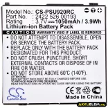 Utángyártott Philips Távirányító Li-ion akkumulátor 3.7V 1050mAh 242252600193 - CameronSino