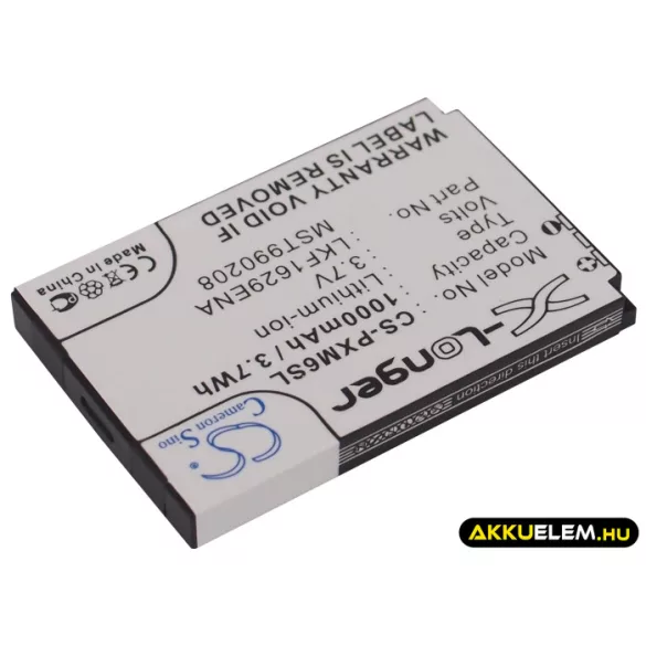 Utángyártott Samsung Médialejátszó Li-ion akkumulátor 3.7V 1000mAh 990208, LKF1629ENA - CameronSino