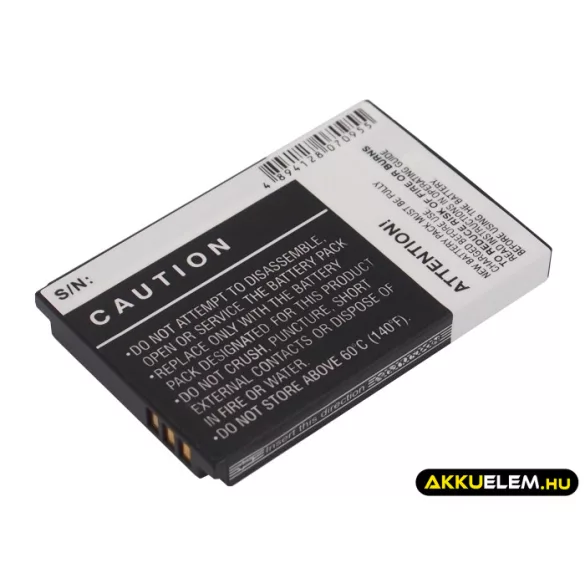 Utángyártott Samsung Médialejátszó Li-ion akkumulátor 3.7V 1000mAh 990208, LKF1629ENA - CameronSino