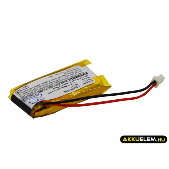 Utángyártott Dogtra Kutyanyakörv Li-Polymer akkumulátor 3.7V 300mAh BP37F, BP37R - CameronSino