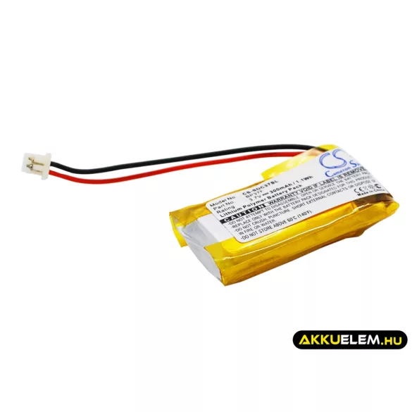 Utángyártott Dogtra Kutyanyakörv Li-Polymer akkumulátor 3.7V 300mAh BP37F, BP37R - CameronSino