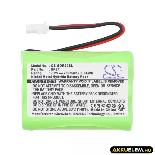 Utángyártott Dogtra Kutyanyakörv Ni-MH akkumulátor 7.2V 700mAh BP2T, BPRR - CameronSino