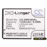 Utángyártott Samsung mobil Li-ion akkumulátor 3.7V 1350mAh EB454357VU, EB454357VA - CameronSino