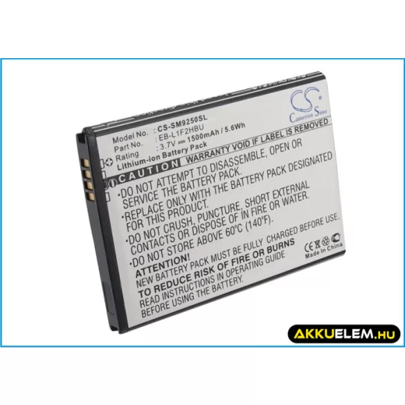 Utángyártott Samsung mobil Li-ion akkumulátor 3.7V 1500mAh EB-L1F2HBU, EB-L1F2HVU - CameronSino