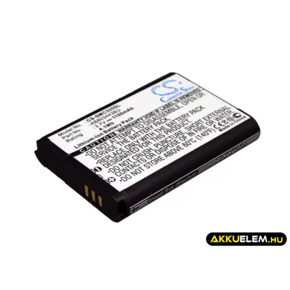 Utángyártott Samsung mobil Li-ion akkumulátor 3.7V 1100mAh AB803443BU - CameronSino