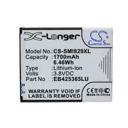   Utángyártott Samsung mobil Li-ion akkumulátor 3.8V 1700mAh EB425365LU - CameronSino