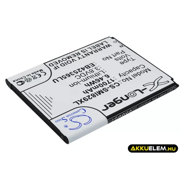 Utángyártott Samsung mobil Li-ion akkumulátor 3.8V 1700mAh EB425365LU - CameronSino