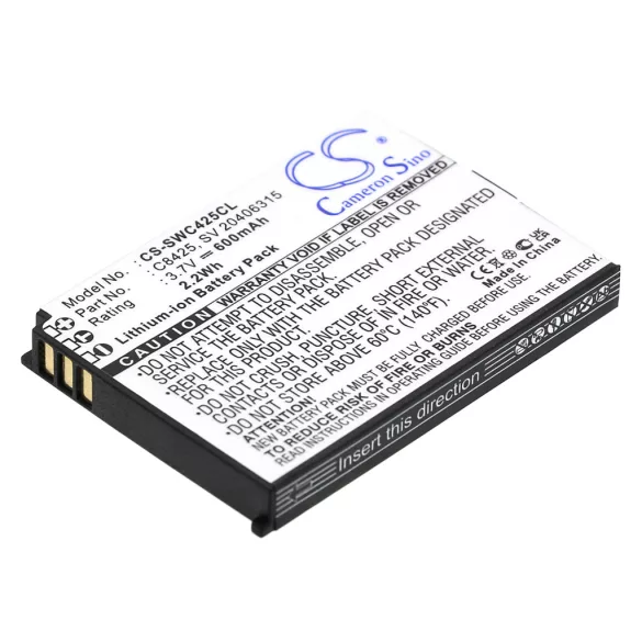 Utángyártott Swissvoice Vezeték nélküli telefon Li-ion akkumulátor 3.7V 600mAh C8425, SV 20406315 - CameronSino