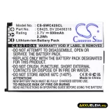 Utángyártott Swissvoice Vezeték nélküli telefon Li-ion akkumulátor 3.7V 600mAh C8425, SV 20406315 - CameronSino