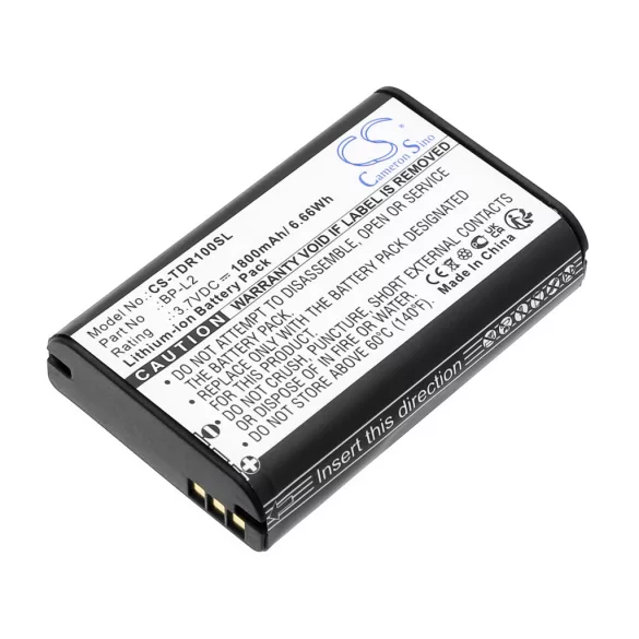 Utángyártott Tascam hangrögzítő Li-ion akkumulátor 3.7V 1800mAh BP-L2 - CameronSino