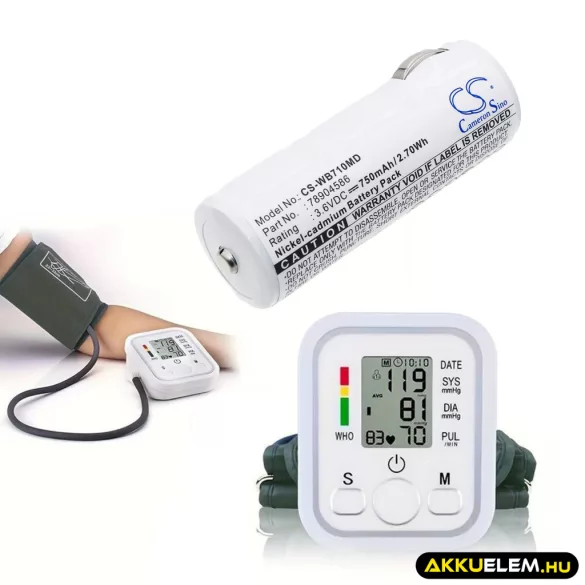 Utángyártott Siemens Orvosi Ni-CD akkumulátor 3.6V 750mAh - CameronSino