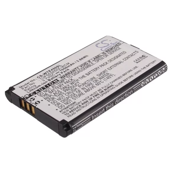 Utángyártott Bamboo Tablet Li-ion akkumulátor 3.7V 1050mAh 1UF553450Z-WCM, B056P036-1004 - CameronSino