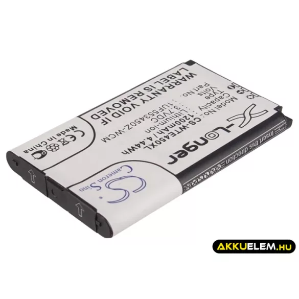 Utángyártott Wacom Tablet Li-ion akkumulátor 3.7V 1200mAh 1UF553450Z-WCM, B056P036-1004 - CameronSino