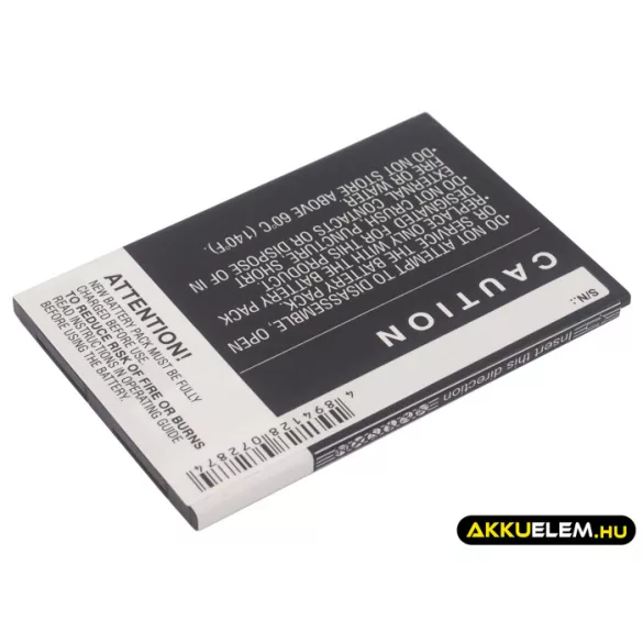 Utángyártott MetroPCS mobil Li-ion akkumulátor 3.7V 1800mAh - CameronSino