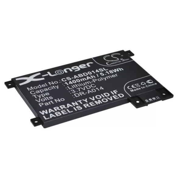 Utángyártott Amazon E-könyv Li-Polymer akkumulátor 3.7V 1400mAh DR-A014, 170-1056-00 - CameronSino