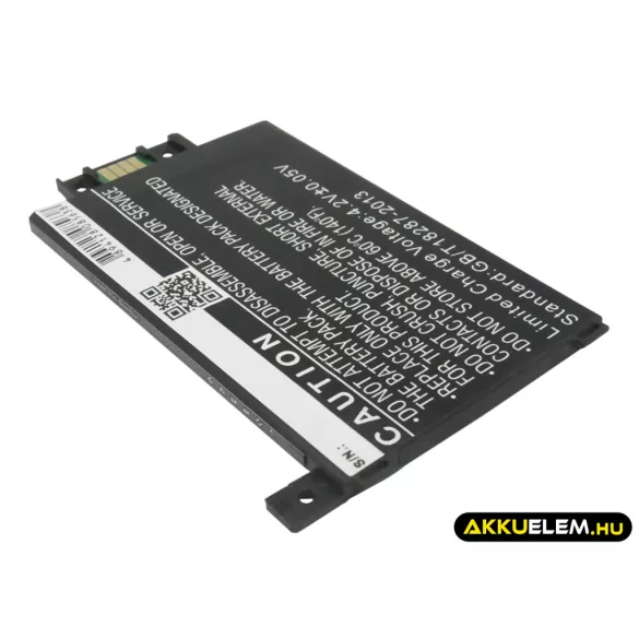 Utángyártott Amazon E-könyv Li-ion akkumulátor 3.7V 1600mAh S2011-003-A, MC-354775-03 - CameronSino