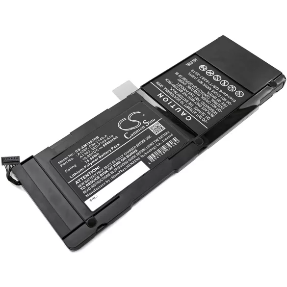 Utángyártott Apple laptop Li-Polymer akkumulátor 10.95V 6900mAh A1297, A1383 - CameronSino