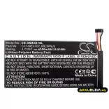 Utángyártott Google Tablet Li-Polymer akkumulátor 3.7V 4300mAh C11-ME370T, ME3PNJ3 - CameronSino