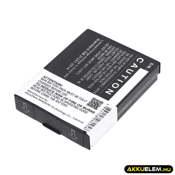 Utángyártott Actionpro Kamera Li-ion akkumulátor 3.7V 1300mAh 083443A - CameronSino