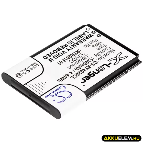 Utángyártott Audioline mobil Li-ion akkumulátor 3.7V 1200mAh MT1000 - CameronSino