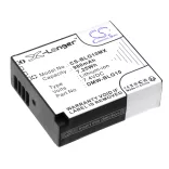 Utángyártott Leica Kamera Li-ion akkumulátor 7.4V 980mAh BP-DC15 - CameronSino
