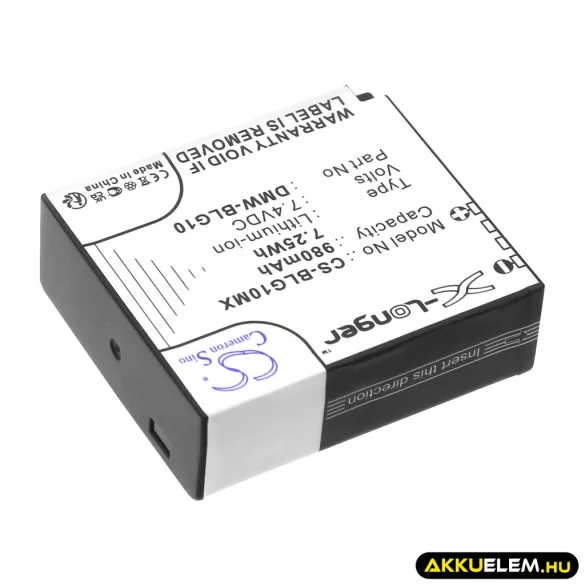 Utángyártott Leica Kamera Li-ion akkumulátor 7.4V 980mAh BP-DC15 - CameronSino