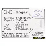 Utángyártott BLU mobil Li-ion akkumulátor 3.7V 1300mAh C654804130T - CameronSino